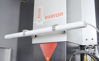 magnetische Befestigung Leuchte an Maschine | © Brugger GmbH