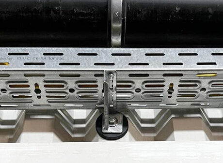 Magnetische Befestigung Kabelwanne | © Brugger GmbH