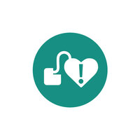 Icon Gefahr bei Herzschrittmacher | © Brugger GmbH Magnetsysteme