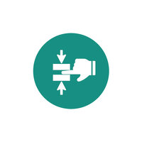 Icon Handhabungshinweis Quetschgefahr | © Brugger GmbH Magnetsysteme