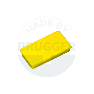 Bueromagnet gelb rechteckig 37mm | © Brugger GmbH