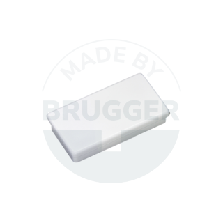 Bueromagnet weiss rechteckig 37mm | © Brugger GmbH