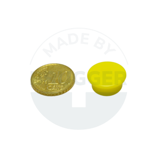 Aimant de bureau rond jaune16mm | © Brugger GmbH