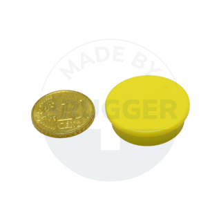 Bueromagnet rund gelb 25mm | © Brugger GmbH