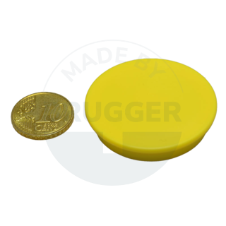 Bueromagnet rund gelb 40mm | © Brugger GmbH