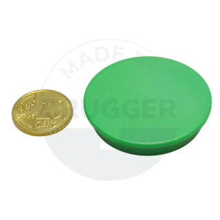 Bueromagnet rund gruen 40mm | © Brugger GmbH