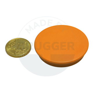 Bueromagnet rund orange 40mm | © Brugger GmbH