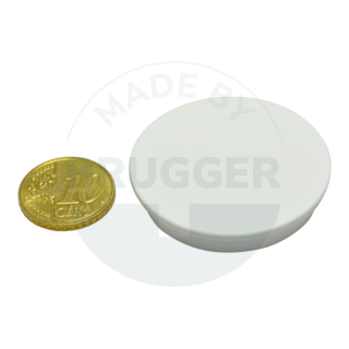 Bueromagnet rund weiss 40mm | © Brugger GmbH