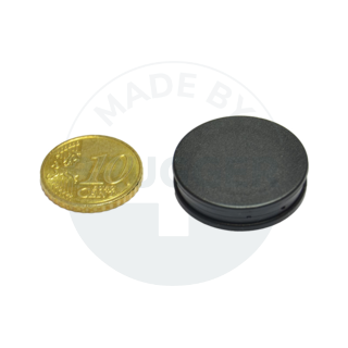 Glass board magnet round black 25mm | © Brugger GmbH