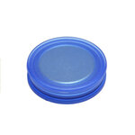 OM025NdRd00bl-03-brugger | © Brugger GmbH Glasboardmagnet rund blau transparent 25mm | © Brugger GmbH