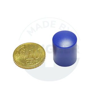 Cylinder magnet 14mm blue  | © Brugger GmbH