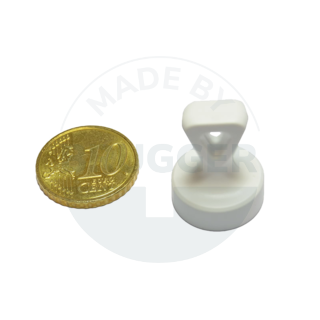Handle magnet plastic housing white | © Brugger GmbH