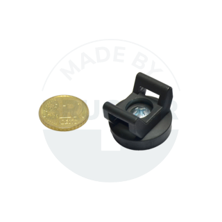 Rubberised magnet for cable mounting 18mm | © Brugger GmbH