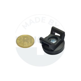 Rubberised magnet for cable mounting 22mm | © Brugger GmbH