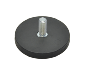 Gummierter Magnet mit Außengewinde 43mm M6x15 | © Brugger GmbH