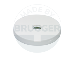 Gummierter Magnet mit Bohrung und Senkung 43mm | © Brugger GmbH