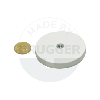 Aimant caoutchouté avec filetage intérieur 57mm M5 | © Brugger GmbH