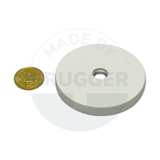 Aimant caoutchouté avec alésage cylindrique 57mm | © Brugger GmbH