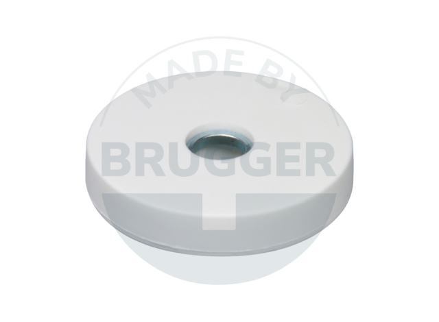 Gummierter Magnet mit Zylinderbohrung 31mm | © Brugger GmbH