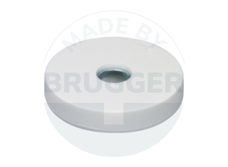 Gummierter Magnet mit Zylinderbohrung 31mm | © Brugger GmbH
