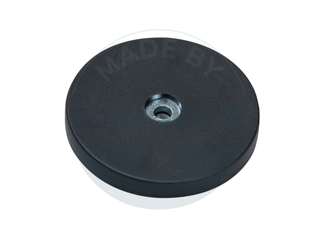 Magnet mit Kunstoffmantel und gummierter Haftfläche 31mm | © Brugger GmbH