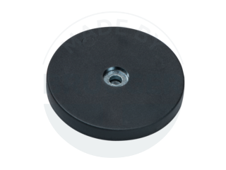 Magnet mit Kunstoffmantel und gummierter Haftfläche 31mm | © Brugger GmbH