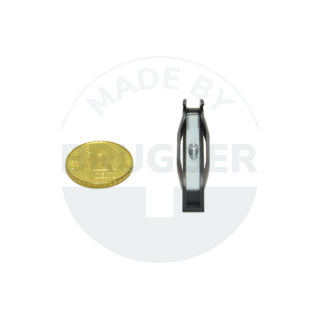 Magnetbeschlag zum Einclipsen in Alu-Profile | © Brugger GmbH