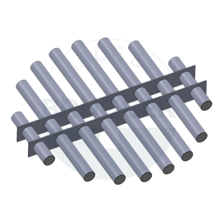 Magnetfiltergitter  aus NdFeB rund geschweißte Ausführung Zeichnung | © Brugger GmbH