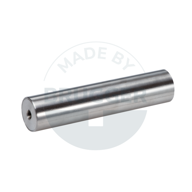 Magnetic filter bar made of NdFeB ⌀22mm with internal thread on both sides | © Brugger GmbH
