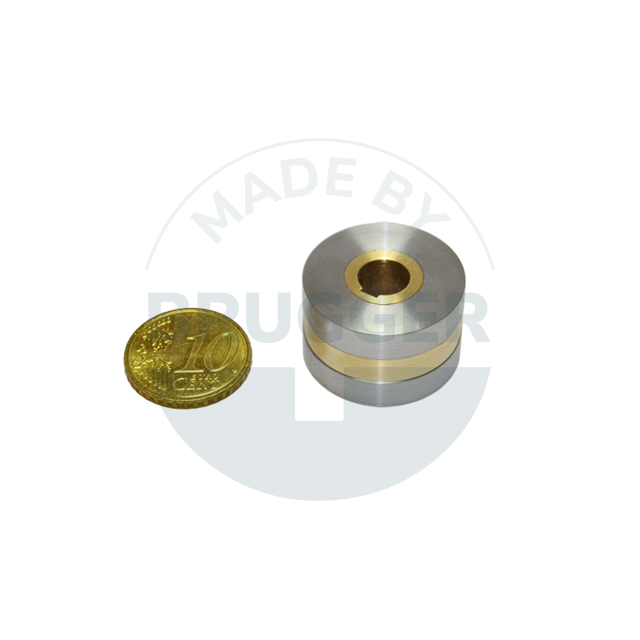 Magnetic wheels with two-pole pitch, bore and groove ⌀25mm | © Brugger GmbH