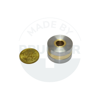 Magnetrolle mit Zweipol-Teilung, Bohrung und Nut ⌀25mm | © Brugger GmbH