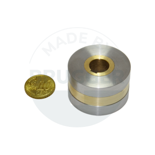 Magnetrolle mit Zweipol-Teilung, Bohrung und Nut ⌀40mm | © Brugger GmbH