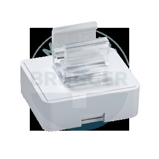 Hakenmagnet-DEKA-34KAm-start | © Brugger GmbH POS-Magnete für Plakatrahmen aus Hartferrit, rechteckig, weiß | © Brugger GmbH