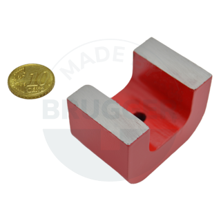 Hufeisenmagnet in Brückenform  rot | © Brugger GmbH