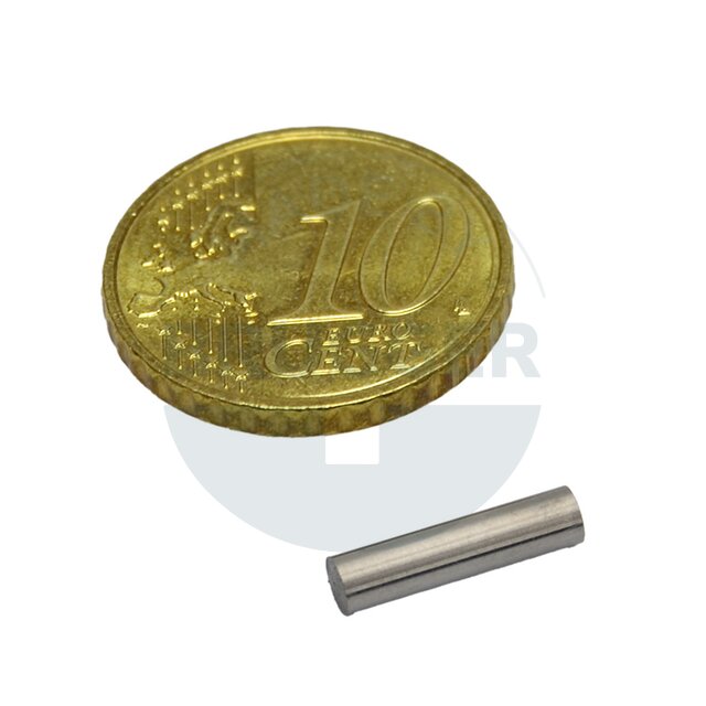 Stabmagnet Zylinderform 3x12mm | © Brugger GmbH