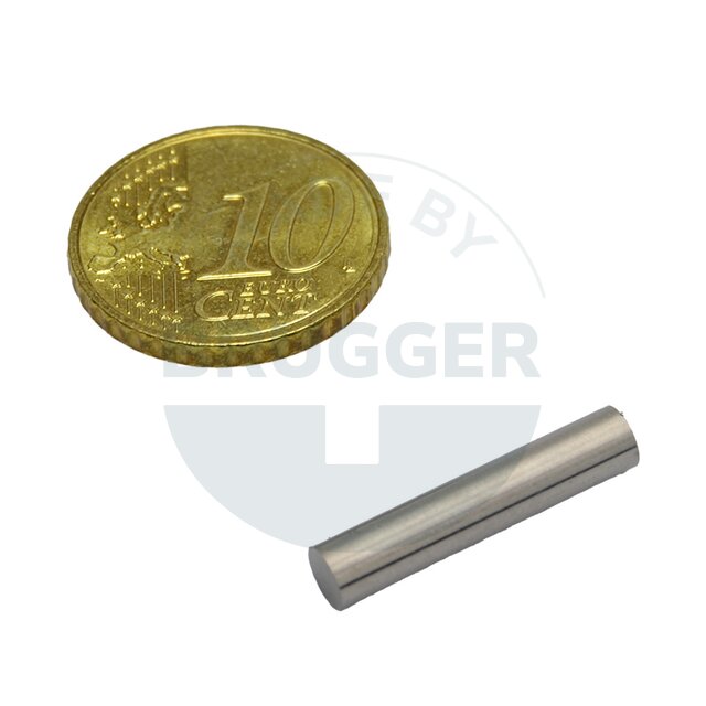 Stabmagnet Zylinderform 4x20mm | © Brugger GmbH
