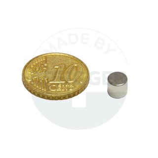 Scheibenmagnet aus NdfeB bis 80°C | © Brugger GmbH