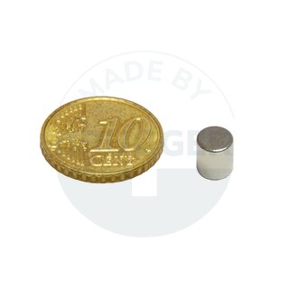 Scheibenmagnet aus NdfeB bis 80°C | © Brugger GmbH