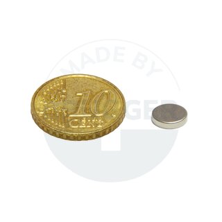 Scheibenmagnet aus NdfeB bis 80°C | © Brugger GmbH