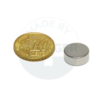 Scheibenmagnet aus NdfeB bis 80°C | © Brugger GmbH