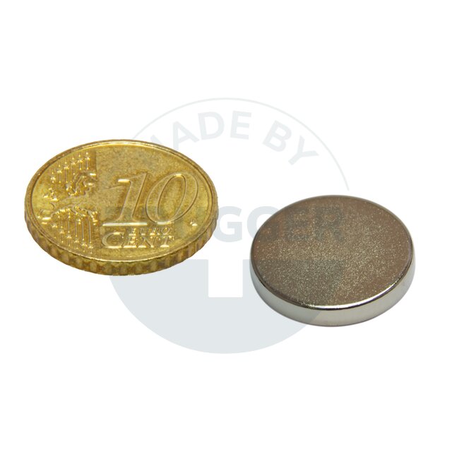 Scheibenmagnet aus NdfeB bis 80°C | © Brugger GmbH