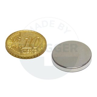 Scheibenmagnet aus NdfeB bis 80°C | © Brugger GmbH
