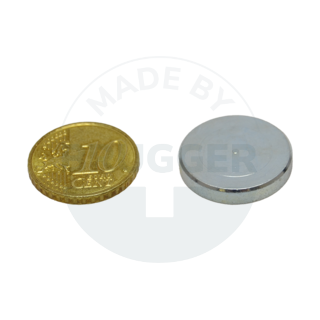 Aimant à pot en ferrite dure boîtier en acier galvanisé 20mm | © Brugger GmbH