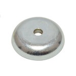 Topfmagnet aus NdFeB Stahlgehäuse gestanzt mit Bohrung und Senkung verzinkt 32mm | © Brugger GmbH