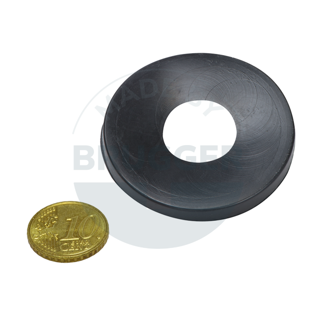 Gummiklappe als Schutzüberzug für Magnetsysteme ⌀50mm | © Brugger GmbH