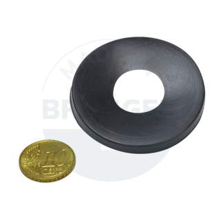 Clapet en caoutchouc comme revêtement de protection pour les systèmes magnétiques ⌀50mm | © Brugger GmbH