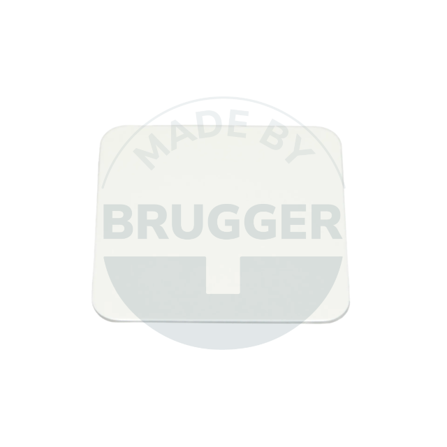 Haftplatte mit Nanoklebepad in weiß | © Brugger GmbH