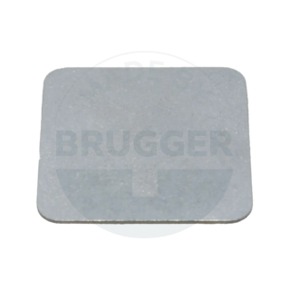 Magnetboard-Edelstahl-4.5x4.5-Bl045VAQu00rh01-brugger | © Brugger GmbH Haftplatte mit Nanoklebepad aus Edelstahl | © Brugger GmbH