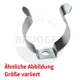 Metal clamp to screw onto systems, galvanised | © Brugger GmbH