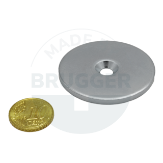 Metal disc with bore and counter bore | © Brugger GmbH
